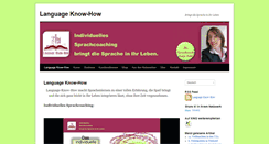 Desktop Screenshot of language-know-how.com